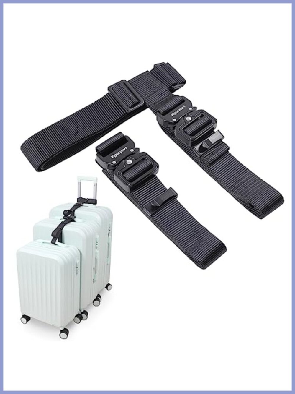 Heavy Duty Nylon Luggage Straps Add A Bag Suitcase Connector Belt Travel
